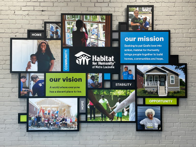 Habitat for Humanity Mission Wall